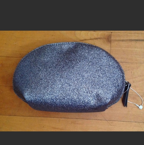 Sparkle Glam Cosmetic Bag by New York and Company In Silver - Picture 8 of 11